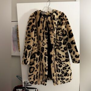 UGG Leopard faux fur Lisabeth coat